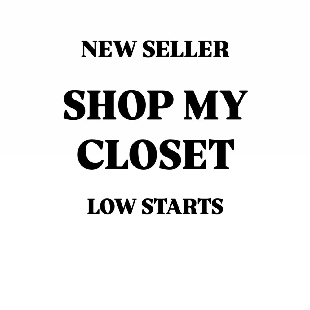 Shop My Closet Text Banner